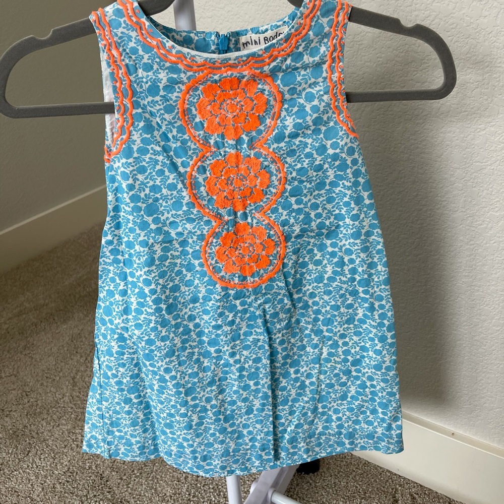 Mini Biden sleeveless shift dress